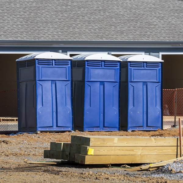 are there any restrictions on what items can be disposed of in the porta potties in Dyersburg